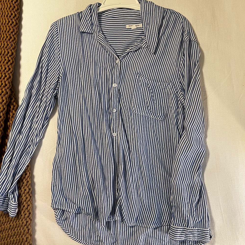 Pinstripe button down